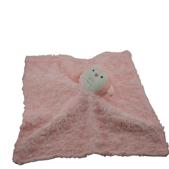 Just One You Made by Carter 2021 Pink Fuzzy Owl Lovey Plush Baby Blanket Soft - Picture 6 of 6